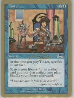 Tinker 45 Vintage LP Non-Foil Urzas Legacy MTG World Championships Finkle - Image 1