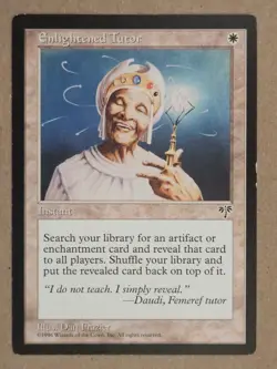 Enlightened Tutor - Mirage - Lightly Played close to NM | MTG - Image 1