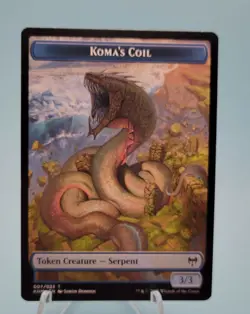 Koma's Coil Token x1 MTG Kaldheim Magic Near Mint NM English - Image 1