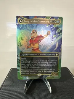 Aang, at the Crossroads (Borderless) Avatar: The Last Airbender Foil - Image 1