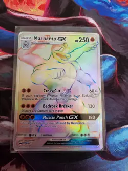 Machamp GX (Secret) 154/147 Sm-Burning Shadows Holo Pokemon Hyper Rare - Image 1