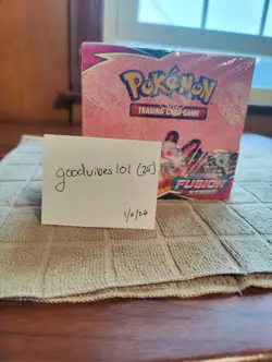 Pokemon TCG Fusion Strike Booster Box 36 Packs Sword & Shield New Factory Sealed - Image 1
