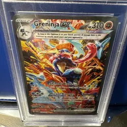 2024 POKEMON TWM EN-TWILIGHT MASQUERADE #214 GRENINJA EX PSA 9 - Image 4