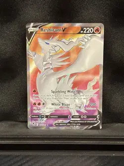 Reshiram V - 172/195 - Pokemon Silver Tempest Sword & Shield Full Art Card NM - Image 1