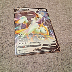 Pokemon: Arceus V Ultra Premium Collection UPC Metal Card - Image 1