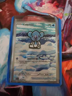 Pokemon TCG - Cubchoo - 109/086 - Illustration Rare - SV: Black Bolt Near Mint - Image 1