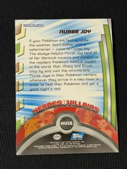 2000 Pokemon TV Animation Edition Series 3 Heroes & Villains Nurse Joy HV16 LP - Image 2