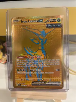 Iron Leaves EX Gold (176/131) - Prismatic Evolutions - Pokemon TCG - NM - Image 1