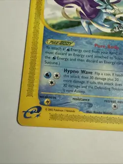 Suicune 53 Black Star Promo Pokemon WOTC Regular Card Pokemon 4Ever Stamp - Image 2