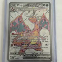 Pokemon TCG Charizard EX 56 Black Star Promo SVP Full Art Near Mint Condition - Image 3
