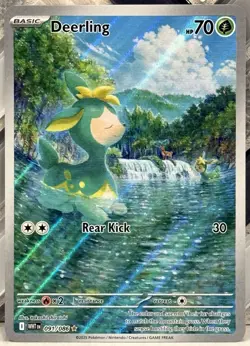 Deerling Illustration Rare 091/086 SV: White Flare NM/M 2025 Pokemon TCG - Image 1