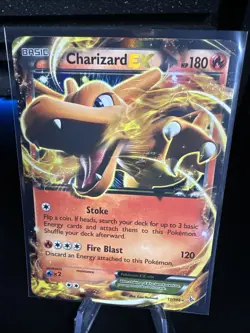Charizard EX 11/106 Ultra Rare Holo XY Flashfire Pokemon TCG Holographic 2014 - Image 1