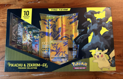Pokemon Pikachu & Zekrom Tag Team GX Premium Collection Box - Evolving Skies NIB - Image 1