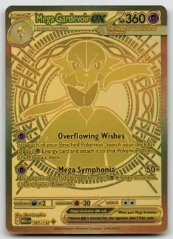 Mega Gardevoir EX 187/132 Pokemon Mega Evolution Heavy Play HP - Image 1