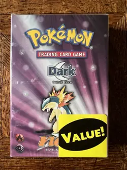 WOTC Pokemon Neo Destiny Dark Theme Deck - English - Factory Sealed - Image 1