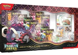 Pokemon TCG Paldean Fates Great Tusk & Iron Treads EX Premium Collection IN HAND - Image 1