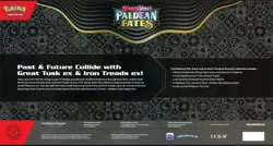 Pokemon TCG Paldean Fates Great Tusk & Iron Treads EX Premium Collection IN HAND - Image 2