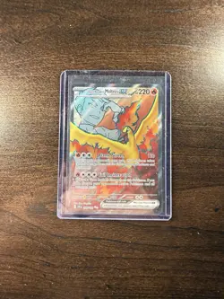 Pokemon Team Rocket’s Moltres ex 208/182 Destined Rivals Ultra Rare Holo NM - Image 1
