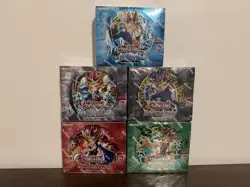 Konami Yu-Gi-Oh! 25th Anniversary Booster Box Lot 5 Boxes Legendary Sets - Image 1