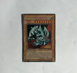 Yugioh! Blue Eyes Toon Dragon Secret Rare MRL-000 1st Edition LP-MP VINTAGE - Image 1