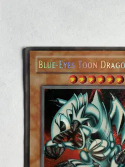 Yugioh! Blue Eyes Toon Dragon Secret Rare MRL-000 1st Edition LP-MP VINTAGE - Image 3