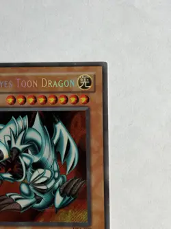 Yugioh! Blue Eyes Toon Dragon Secret Rare MRL-000 1st Edition LP-MP VINTAGE - Image 4