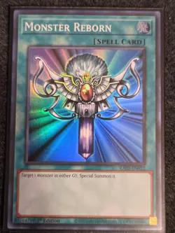 Yugioh! Monster Reborn - RA03-EN052 Super Rare - NM/M Quarter Century Bonanza - Image 1