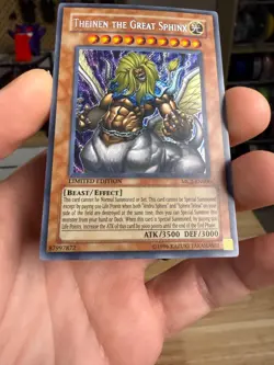 Theinen the Great Sphinx - MC2-EN006 - Secret Rare - Limited Edition LP YuGiOh! - Image 4