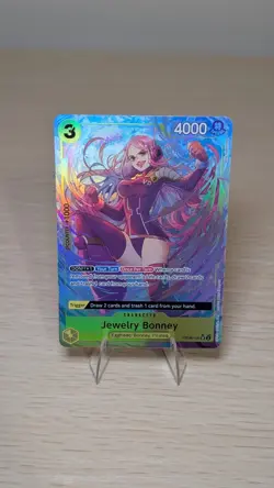 Jewelry Bonney (Parallel) OP08-105 Two Legends Foil One Piece TCG - English - Image 1