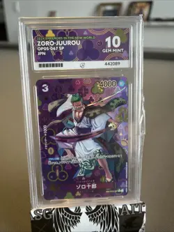 GM10 ONE PIECE JPN OP05-EMPERORS IN THE NEW WORLD 067 ZORO-JUUROU ALTERNATE ART - Image 2