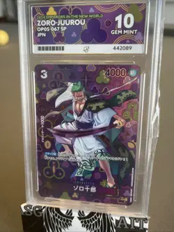 GM10 ONE PIECE JPN OP05-EMPERORS IN THE NEW WORLD 067 ZORO-JUUROU ALTERNATE ART - Image 5