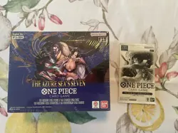 One Piece TCG - OP14 The Azure Sea's Seven Booster Box PLUS Dash Pack Promo - Image 2