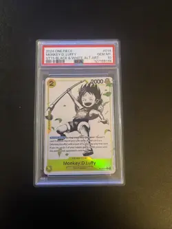 One Piece Monkey D Luffy St13-014 Alternate Art Psa 10 - Image 1