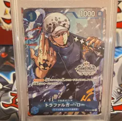 2022 One Piece JPN Champ. Set Purchase Bonus #008 Trafalgar Law PSA 10 GEM MINT - Image 2
