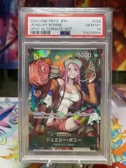 2024 One Piece JPN. Jewelry Bonnie OP07-026 Alternate Art PSA 10 GEM MT - Image 1