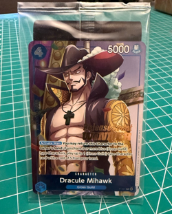 Dracule Mihawk (OP11 Release Event Winner) P-081 One Piece Promotion - Sealed - Image 1
