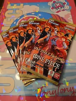 5 PACKS - One Piece TCG EB-03 "Heroines Edition" Japanese [SEALED] - Image 1