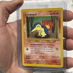 Pokemon TCG Cyndaquil Neo Destiny Card 61/105 Unlimited Common LP+ Vintage Vtg - Image 2