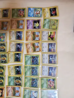 76 Cards Pokemon Base Set 2 Lot LP/NM Moslty - Image 2