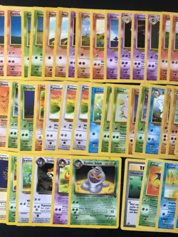 German Pokemon cards Base Jungle Fossil Team Rocket sets mix lot MP/HP - Image 3