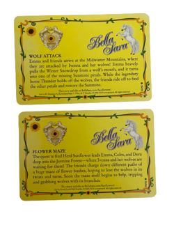 Lot of 5 Bella Sara Trading Cards - Wolf Attack, Family Reunion & More! - Image 3