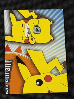 1998 TOPPS POKEMON PIKACHU TOOTHBRUSH PUZZLE PIECE - P04 Of 6 CARD - NON HOLO !! - Image 1