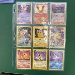 Pokemon Card Lot 9 Cards ( Pikachu, Mew, Flareon EX) delta species WOTC - Image 1