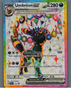 Umbreon ex - 176 SVP 176 SV: Scarlet & Violet Promo Cards NM - Image 1