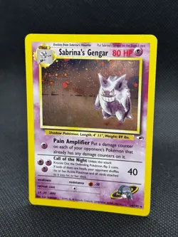 #2 Sabrina's Gengar 14/132 Gym Heroes 2000 Holo Rare WOTC Pokemon Card TCG - Image 1