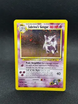 #2 Sabrina's Gengar 14/132 Gym Heroes 2000 Holo Rare WOTC Pokemon Card TCG - Image 2