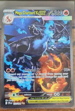 Mega Charizard X ex - 125/094 - SIR - Phantasmal Flames - Pokemon Card - NM/M - Image 1