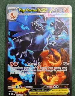 Mega Charizard X ex - 125/094 - SIR - Phantasmal Flames - Pokemon Card - NM/M - Image 5