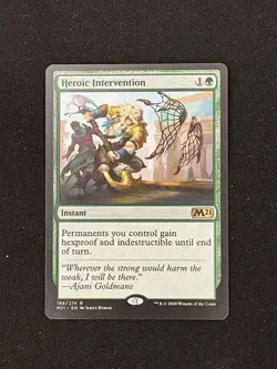 Heroic Intervention Core Set 2021 Regular- Non Holo Magic the Gathering Card NM - Image 1