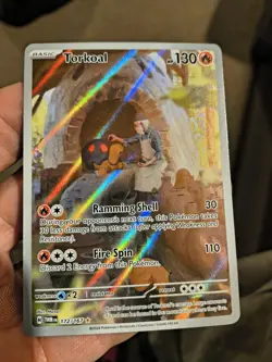 Pokemon TCG Torkoal 172/167 Scarlet & Violet Twilight Masquerade Holo Card - Image 2